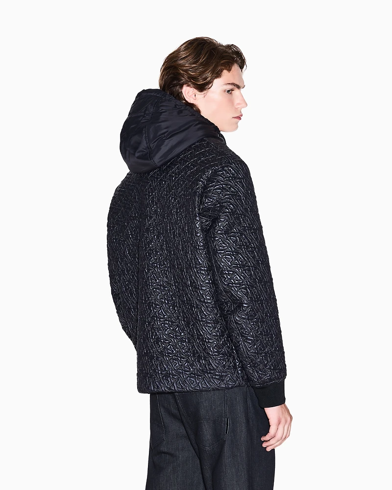 Jacket with allover logo
