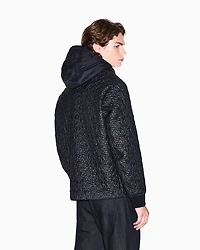 Jacket with allover logo