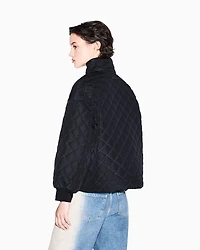 Armani Exchange - Diamond quilted jacket, Woman, Black, Size: