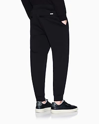 Armani Exchange - Cotton blend jogger pants, Man, Black, Size: