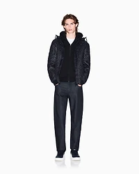 Jacket with allover logo