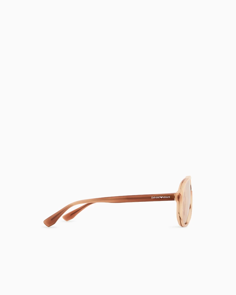 Emporio Armani - Men’s aviator sunglasses, Man, Size: 57L