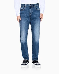 Armani Exchange - Slim fit jeans stretch denim, Man, Blue, Size: