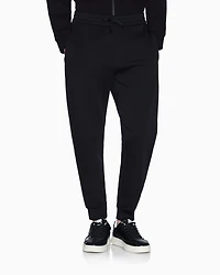Armani Exchange - Cotton blend jogger pants, Man, Black, Size: