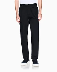 Armani Exchange - Cotton twill chinos, Man, Black, Size: