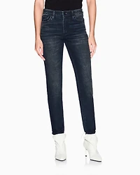 Armani Exchange - Super skinny used effect jeans, Woman, Blue, Size: