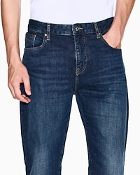 Armani Exchange - Slim Fit Denim Jeans, Man, Blue, Size: