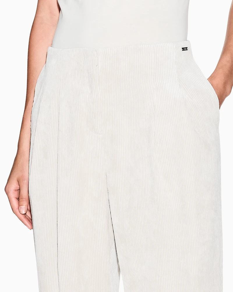 Armani Exchange - Casual Trousers, Woman, Beige, Size: 4
