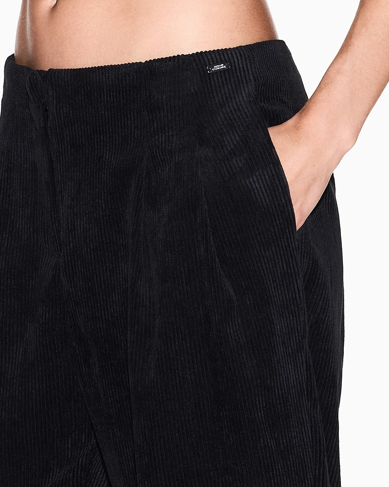 Armani Exchange - Casual Trousers, Woman, Black, Size: 4
