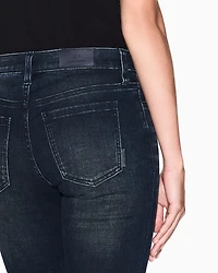 Armani Exchange - Super skinny used effect jeans, Woman, Blue, Size: