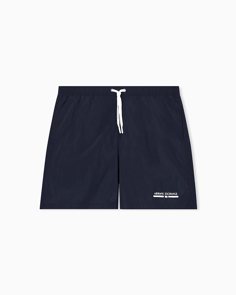 Swim boxer with logo