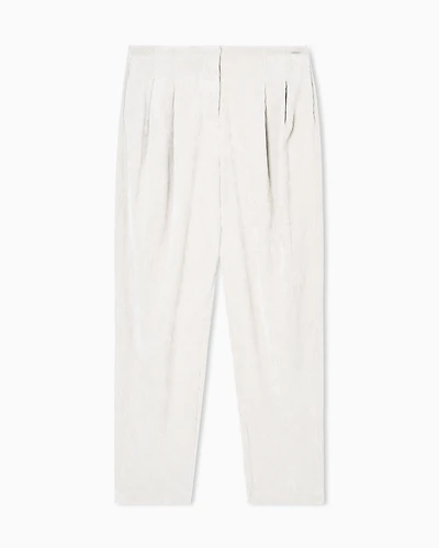 Armani Exchange - Casual Trousers, Woman, Beige, Size: 4