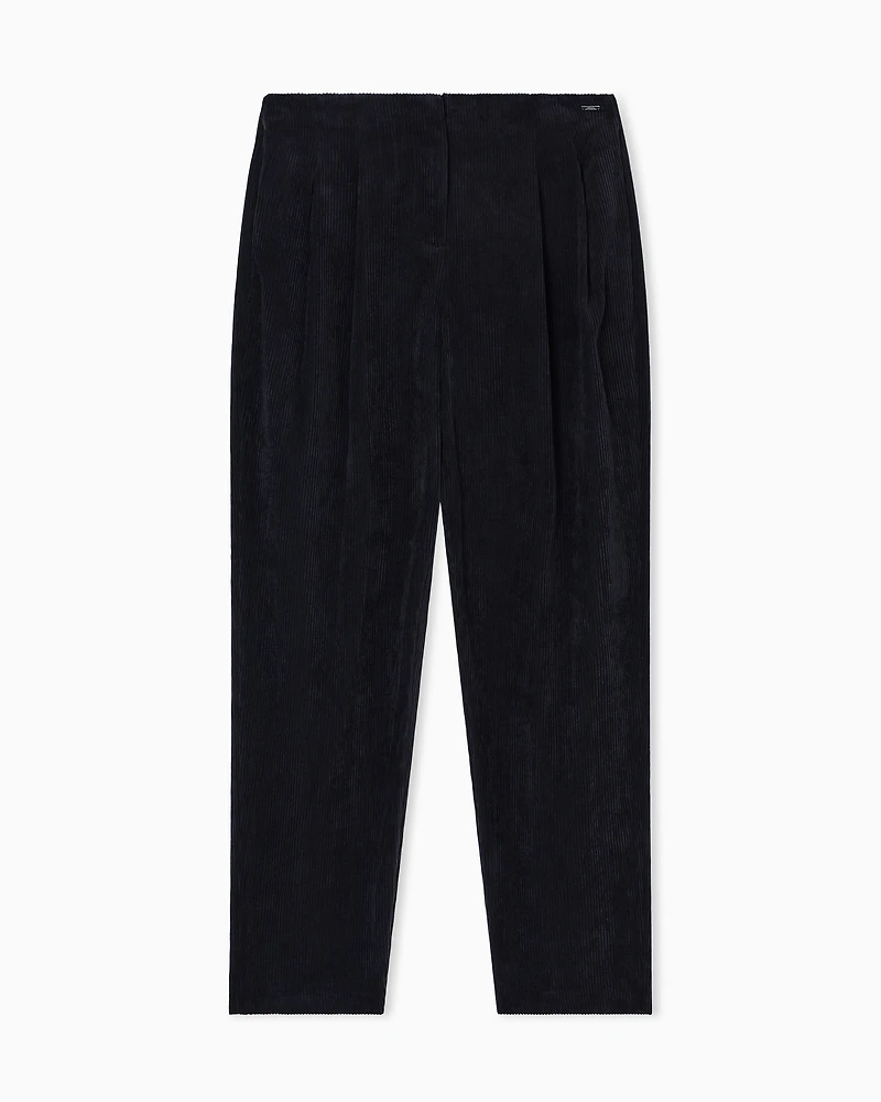 Armani Exchange - Casual Trousers, Woman, Black, Size: 4