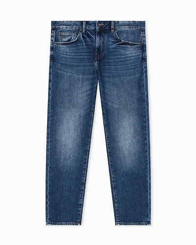 Armani Exchange - Slim-fit denim jeans, Man, Blue, Size:
