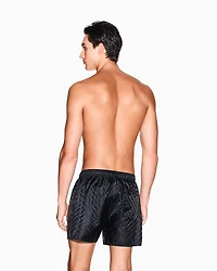 ALLOVER LOGO SWIM TRUNKS
