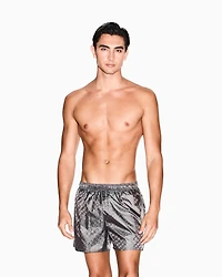 ALLOVER LOGO SWIM TRUNKS