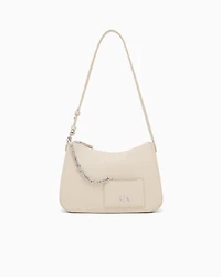 Armani Exchange - Shoulder bag with card holder, Woman, Beige, Size: TU