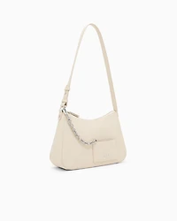 Armani Exchange - Shoulder bag with card holder, Woman, Beige, Size: TU