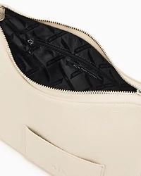 Armani Exchange - Shoulder bag with card holder, Woman, Beige, Size: TU