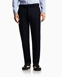 Emporio Armani - Stretch technical gabardine trousers, Man, Navy Blue, Size: