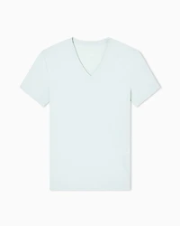 Armani Exchange - Slim fit T-shirt Pima cotton jersey, Man, Green, Size: