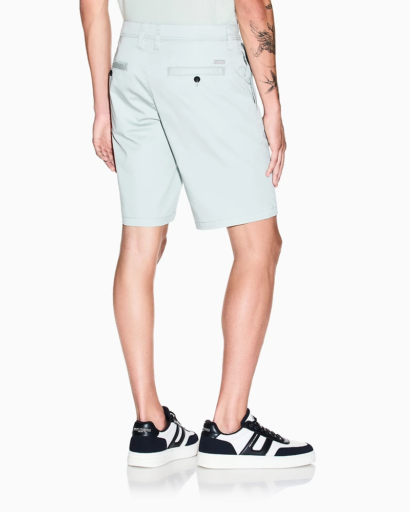 Bermuda shorts satin stretch fabric