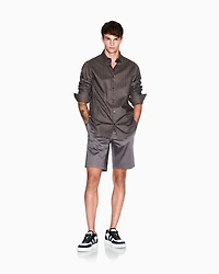 Armani Exchange - Regular fit cotton jacquard shirt, Man, Green, Size: