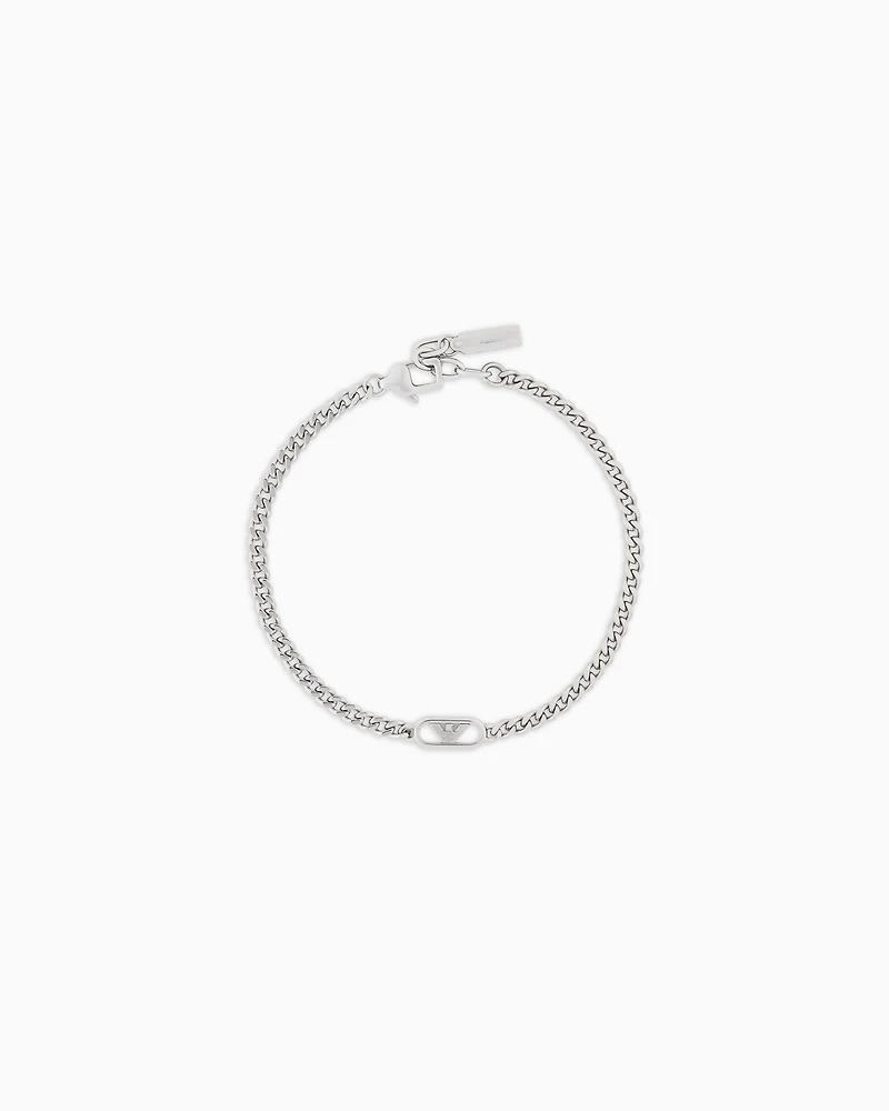 Emporio Armani -  Stainless Steel Chain Bracelet, Man, Multicoloured, Size: TU