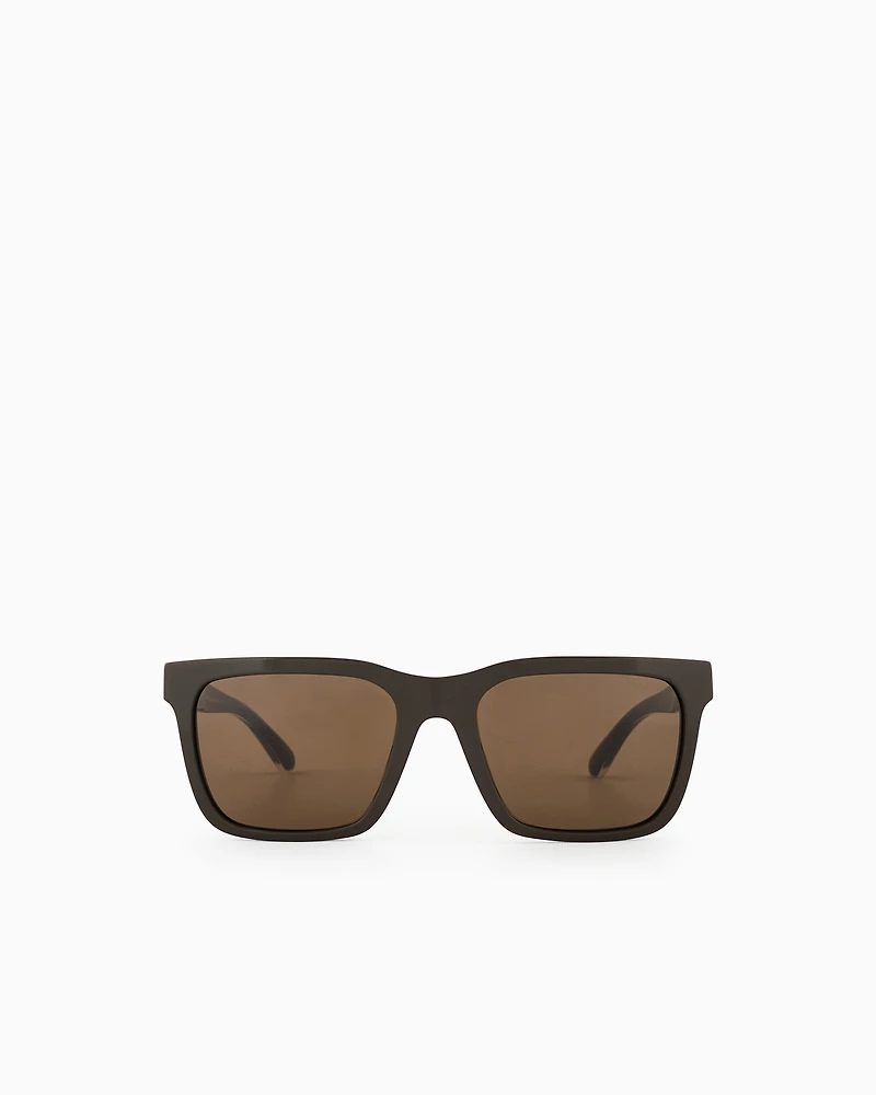 Emporio Armani - Men’s square sunglasses, Man, Size: 57L