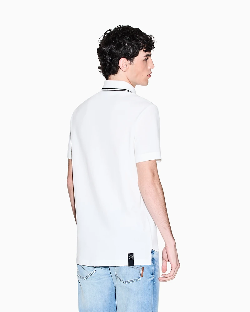 Armani Exchange - Polo Shirts, Man, White, Size: