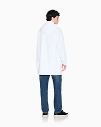 Armani Exchange - Trench Coats, Man, White, Size: