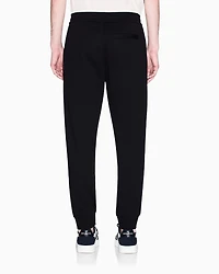 Armani Exchange - Tone Logo Jogger Pants, Man, Black, Size: