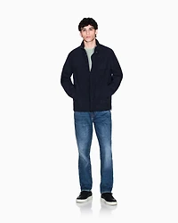 Armani Exchange - Waterproof jacket with logo, Man, Navy_blue, Size: