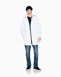 Armani Exchange - Trench Coats, Man, White, Size: