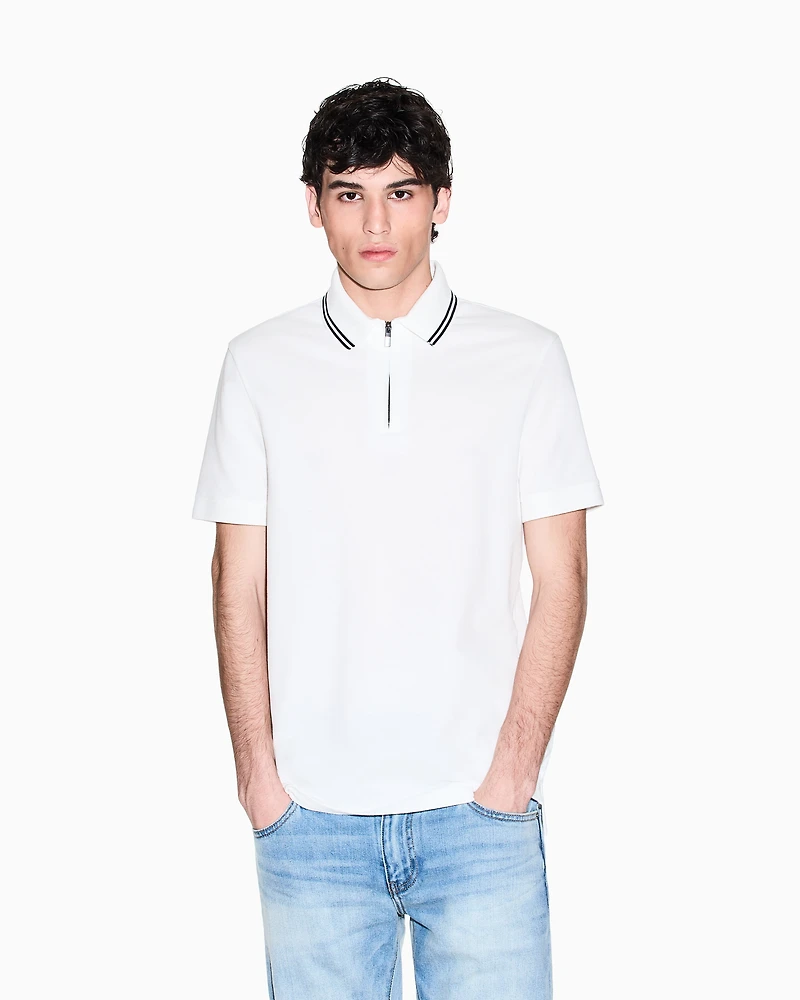 Armani Exchange - Polo Shirts, Man, White, Size: