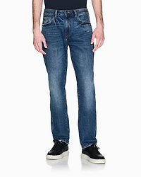 Armani Exchange - Slim-fit denim jeans, Man, Blue, Size: