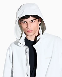 Armani Exchange - Trench Coats, Man, White, Size: