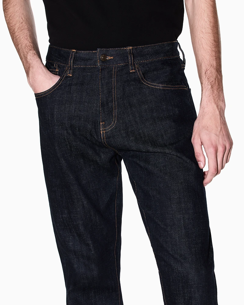 Armani Exchange - Straight fit jeans comfort denim, Man, Blue, Size: