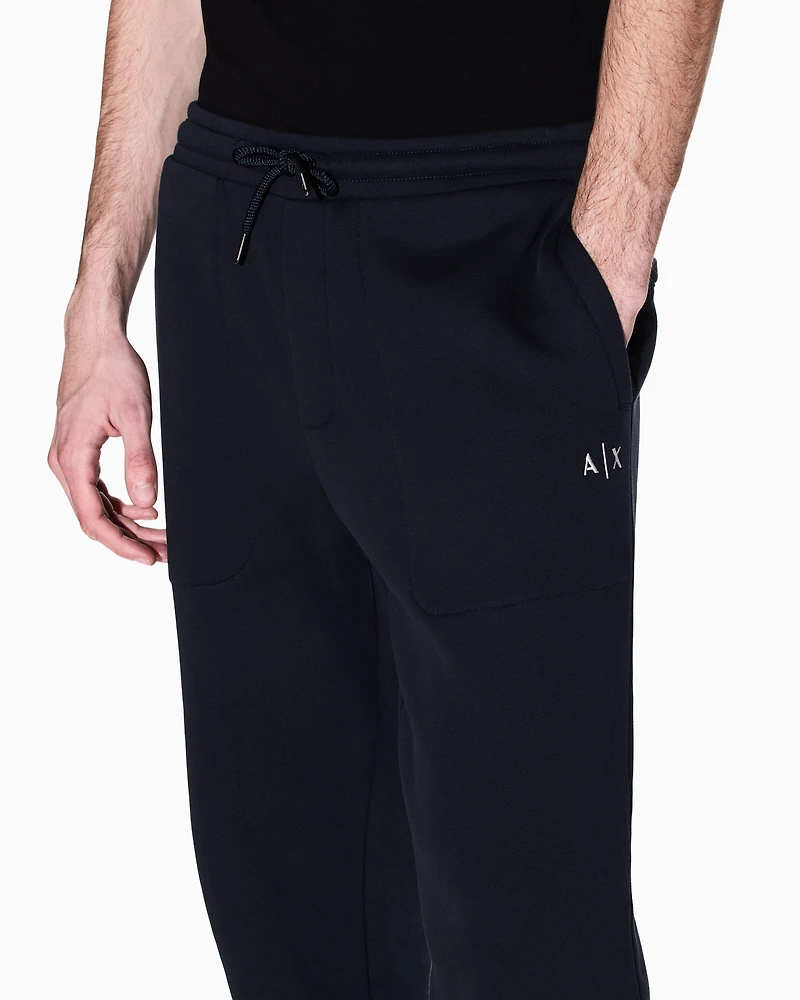 Armani Exchange - Drawstring joggers, Man, Navy Blue, Size: