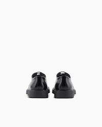 Emporio Armani - Abraded fabric lace-ups, Boy, Black, Size: