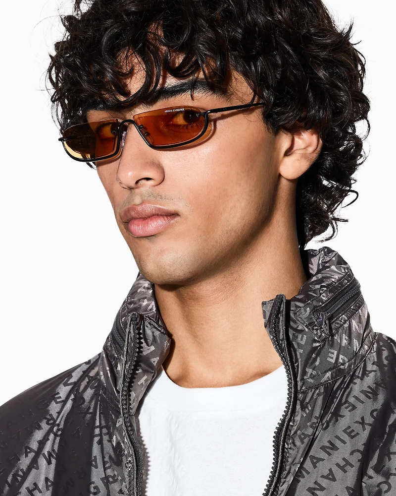 Armani Exchange - Sunglasses, Man, Size: 58L