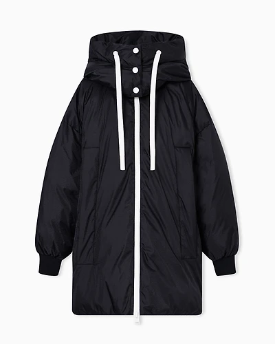 Armani Exchange - Parkas, Woman, Black, Size: