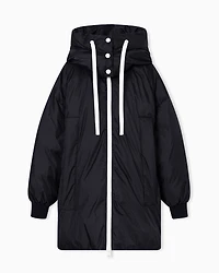 Armani Exchange - Parkas, Woman, Black, Size:
