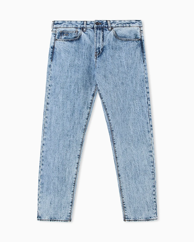 Armani Exchange - Slim-fit denim jeans, Man, Blue, Size: