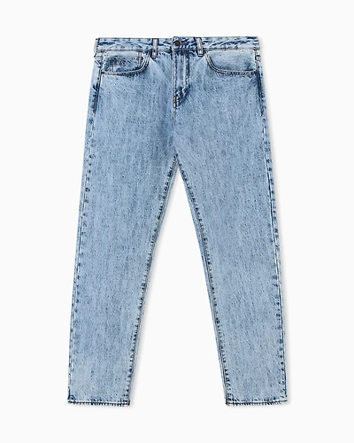 Armani Exchange - Slim-fit denim jeans, Man, Blue, Size: