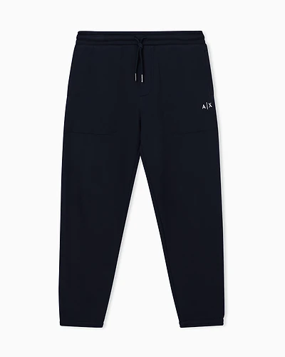 Armani Exchange - Sweatpants, Man, Navy Blue, Size:
