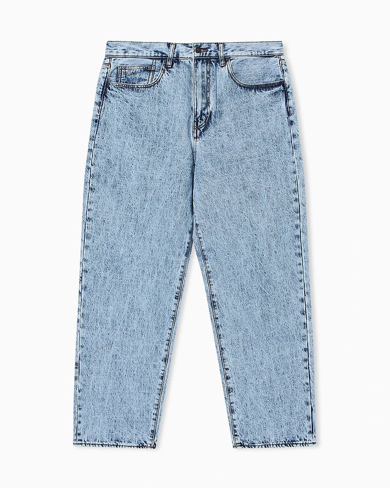 Armani Exchange - Hoodie with stripes, Man, Blue, Size: