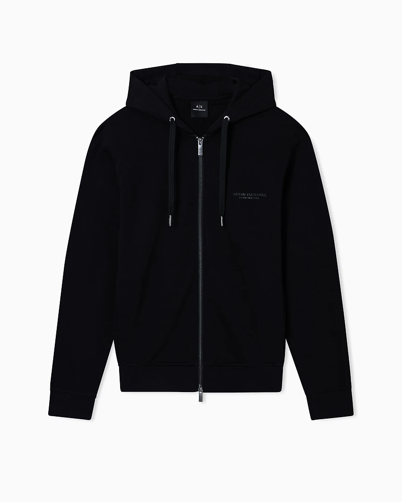 Basic zip-up hoodie