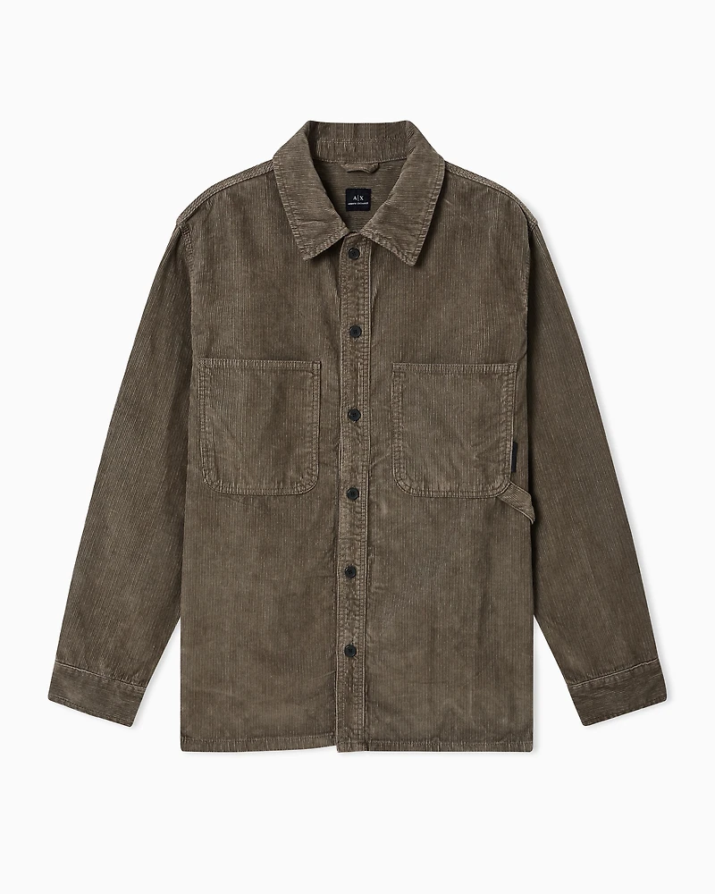 Armani Exchange - Casual Shirts, Man, Camel, Size: