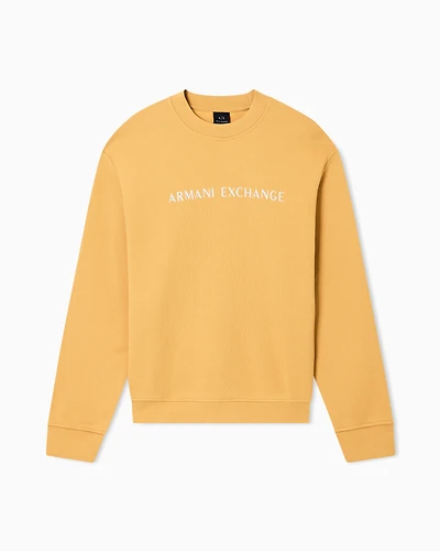 Armani Exchange - Regular fit polo shirt with zip and contrasting bands, Man, Yellow, Size: